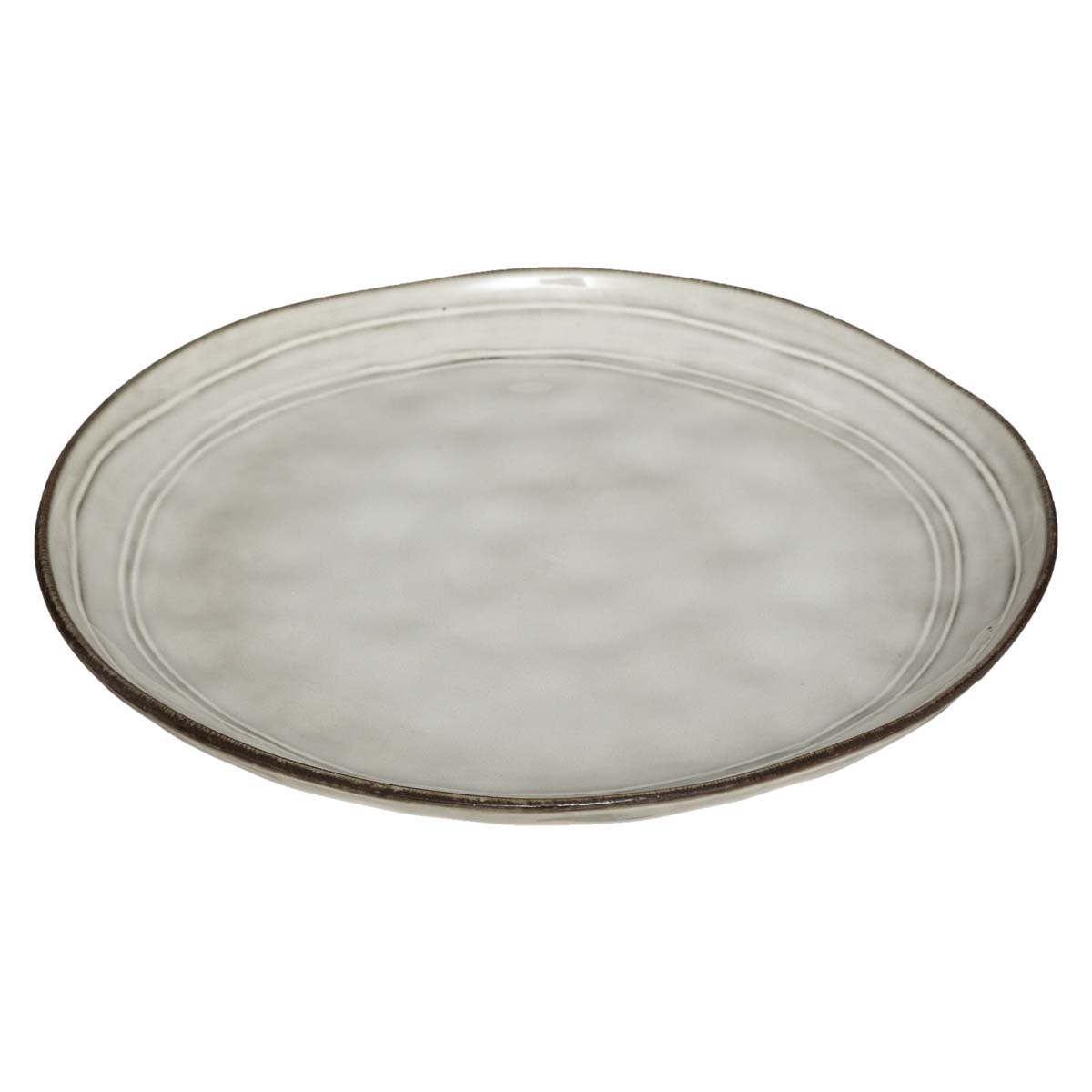 Πιάτο Φαγητού Ρηχό (Φ26) S-D Flower Grey 173540A