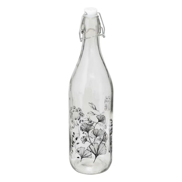 Μπουκάλι Νερού 1lt S-D White Floral 203393