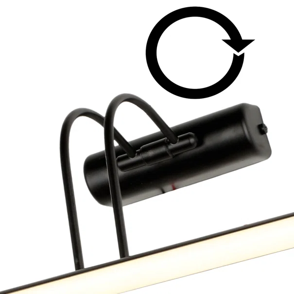 Απλίκα Τοίχου LED 3 CCT Heronia Curve 01-0399 Black