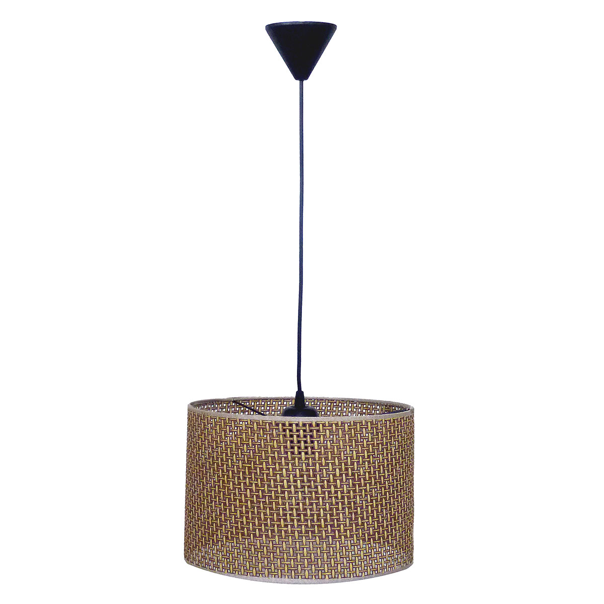 Φωτιστικό Οροφής Μονόφωτο Heronia HK/50 14-0326 Καφέ