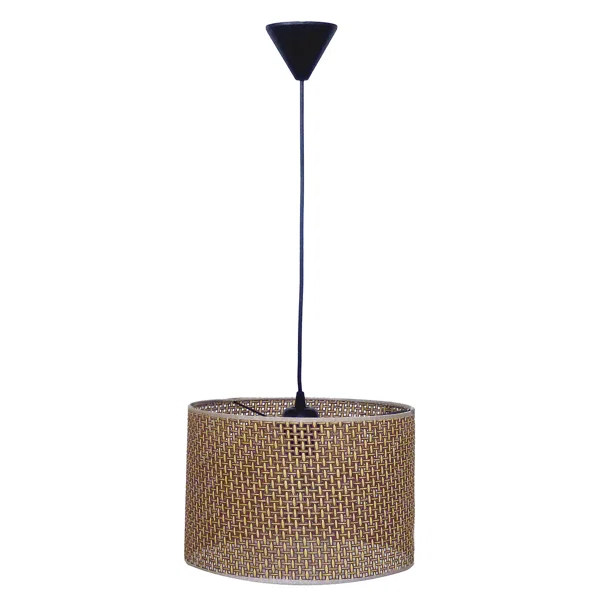 Φωτιστικό Οροφής Μονόφωτο Heronia HK/50 14-0326 Καφέ