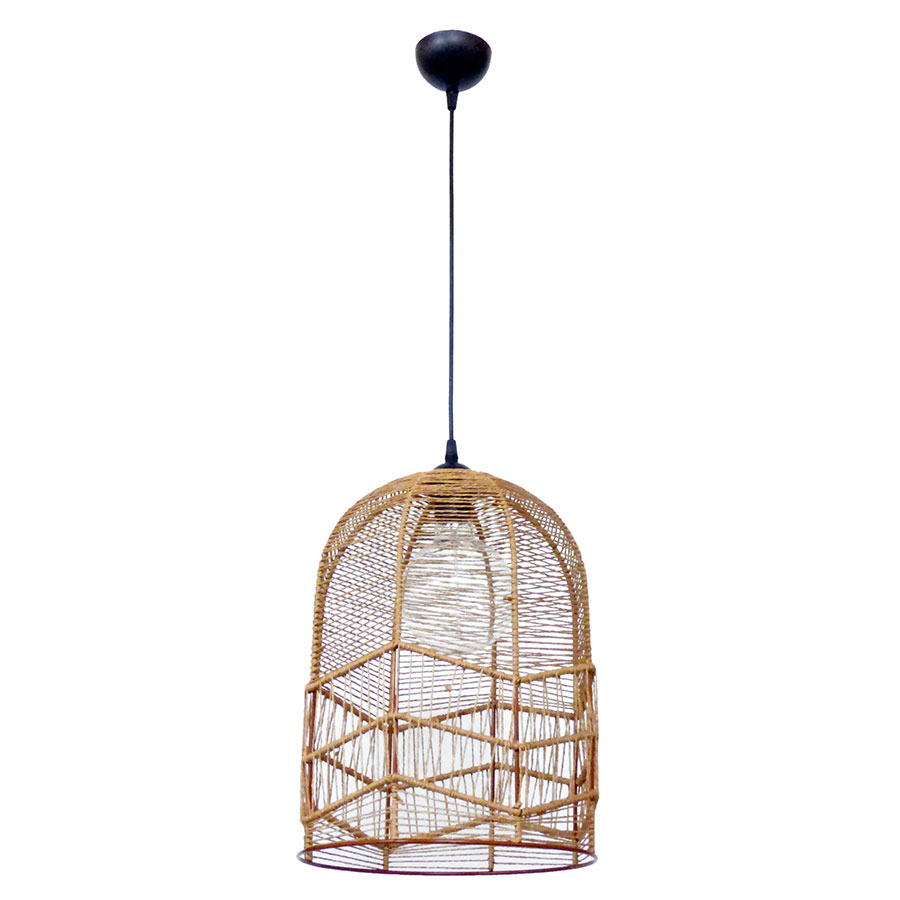 Φωτιστικό Οροφής Μονόφωτο Heronia Cage/30 31-1382 Brown