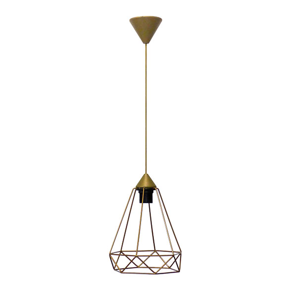 Φωτιστικό Οροφής Μονόφωτο Heronia DM/02 34-0364 Gold Mat