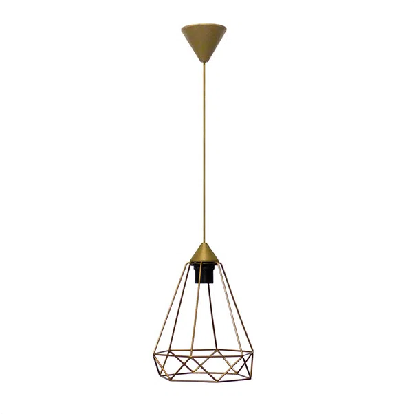 Φωτιστικό Οροφής Μονόφωτο Heronia DM/02 34-0364 Gold Mat