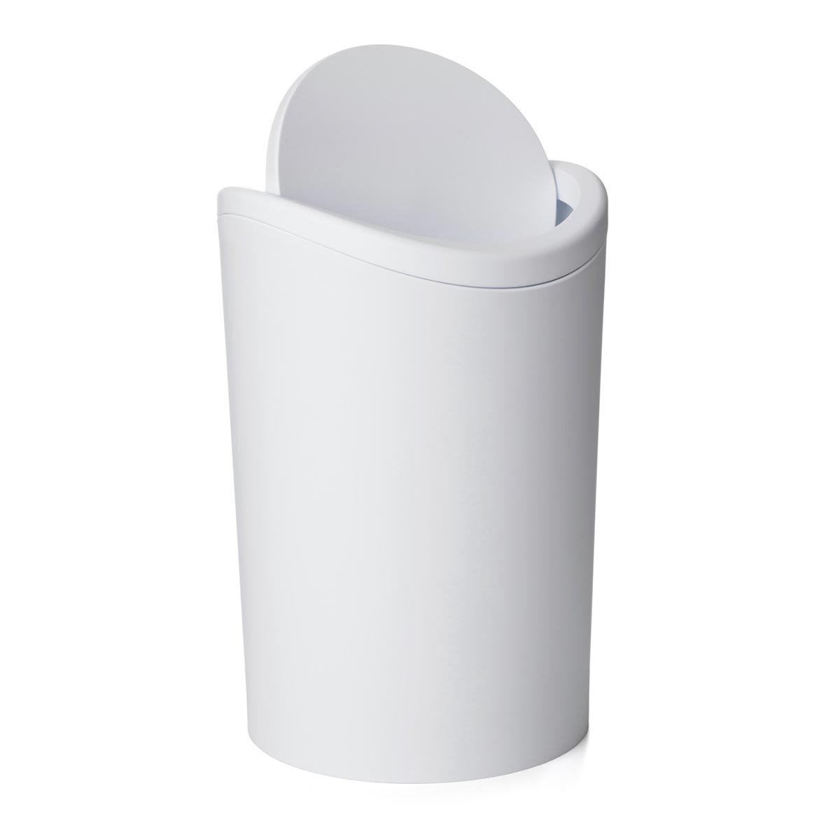Καλάθι Απορριμμάτων (Φ17.2x27.5) Tatay 6lt 06725.001 Swing White