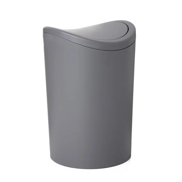 Καλάθι Απορριμμάτων (Φ17.2x27.5) Tatay 6lt 06725.002 Swing Grey
