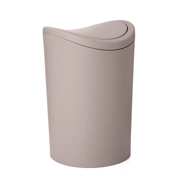 Καλάθι Απορριμμάτων (Φ17.2x27.5) Tatay 6lt 06725.003 Swing Taupe