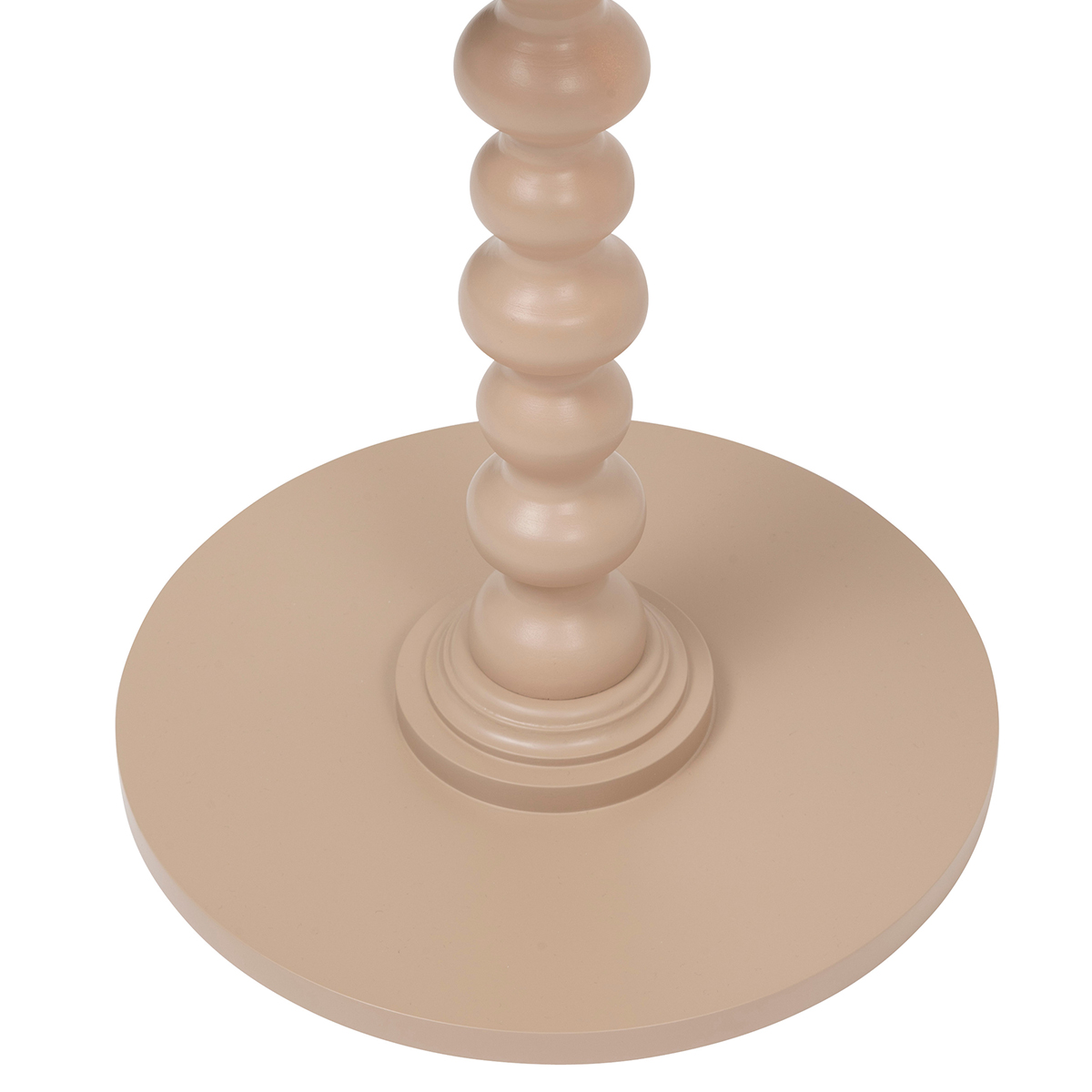 Βοηθητικό Τραπεζάκι (Φ38X50) A-S Alix Hazelnut 206005C Έπιπλα Σαλονιού Τραπεζάκια Στρογγυλά Spitishop