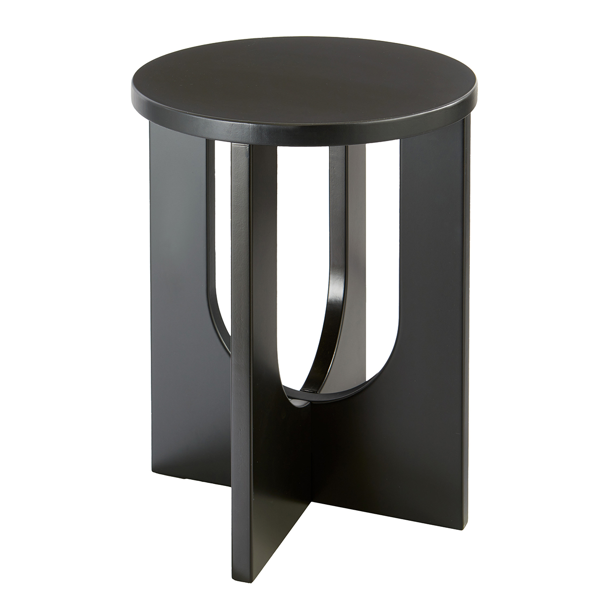 Βοηθητικό Τραπεζάκι (Φ40x50.5) A-S Bloom Black 206046B