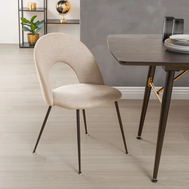Καρέκλα Τραπεζαρίας (49x53x81) A-S Raven Beige 207301A