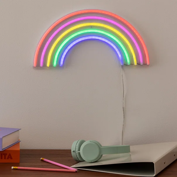 Διακοσμητικό Φωτιστικό Τοίχου LED Με USB A-S Rainbow 205959