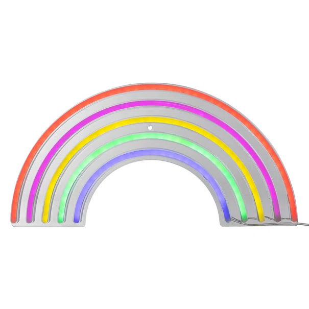 Διακοσμητικό Φωτιστικό Τοίχου LED Με USB A-S Rainbow 205959