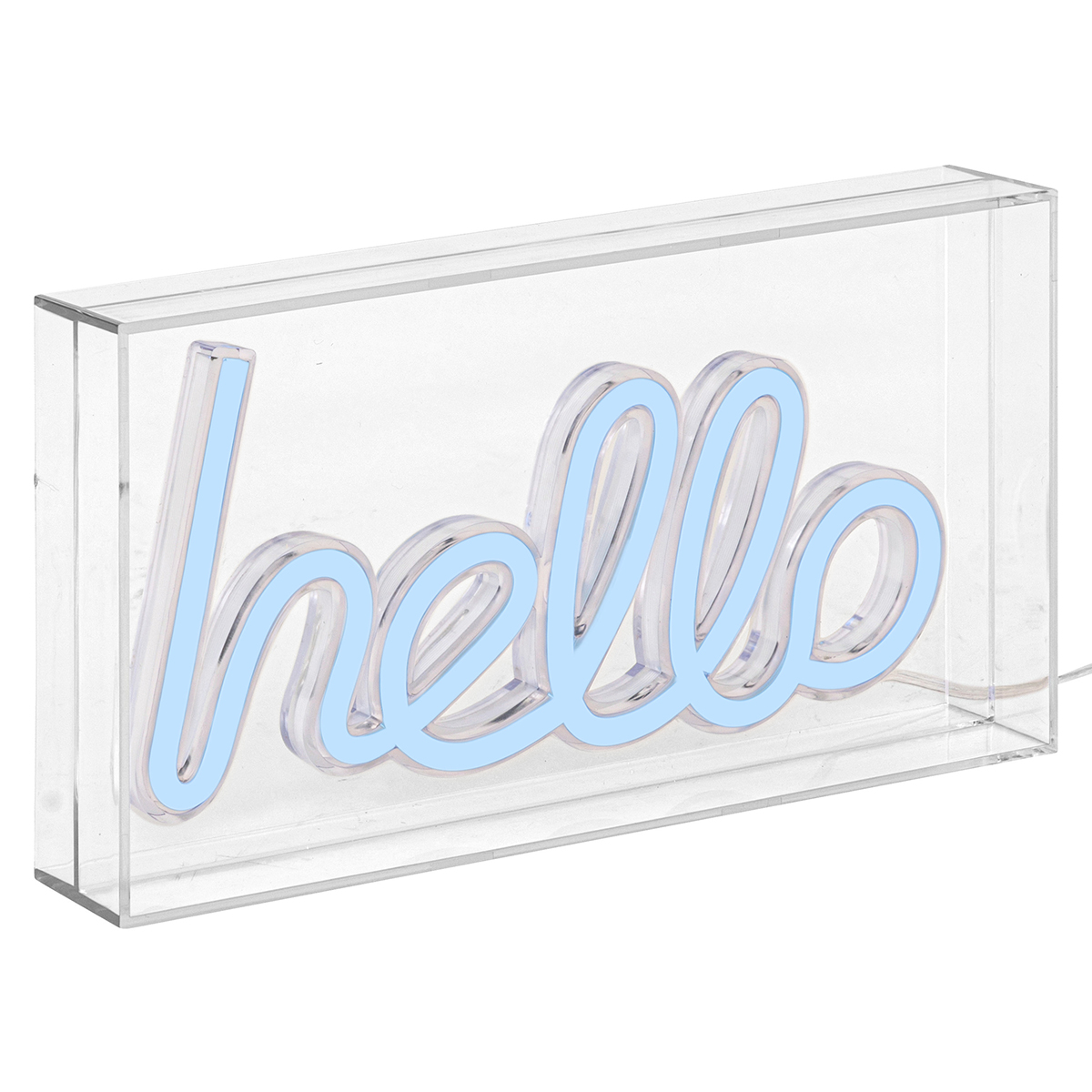 Διακοσμητικό Φωτιστικό LED Με USB A-S Hello 205962