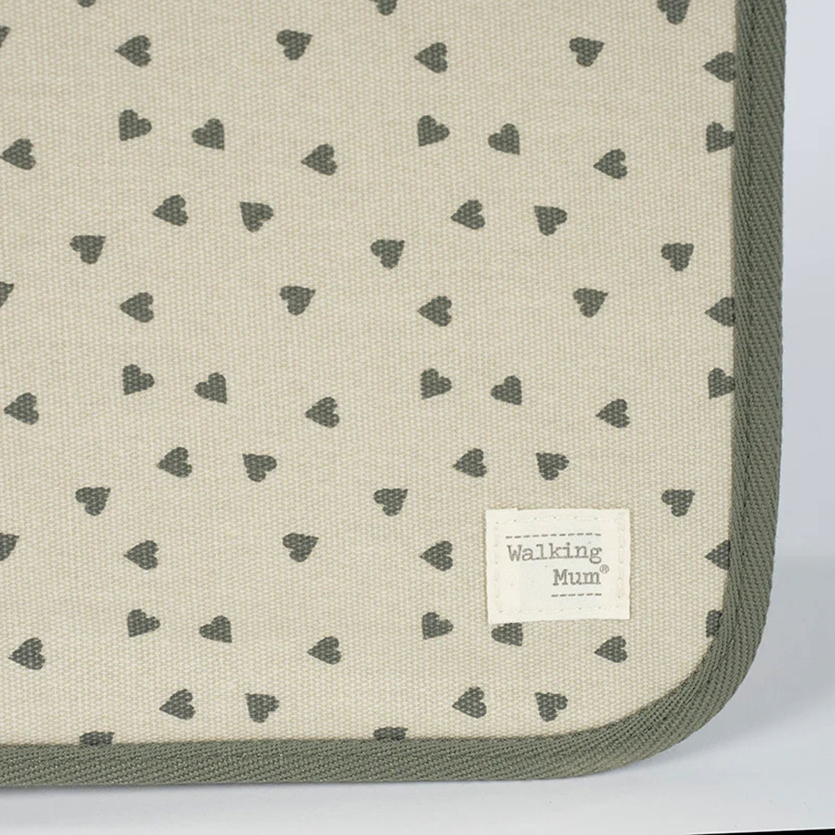Θήκη για Βιβλιάριο Υγείας Walking Mum Poppy Olive Hearts Βρεφικά Φροντίδα & Περιποίηση Μωρού Θήκες Βιβλιαρίου Spitishop