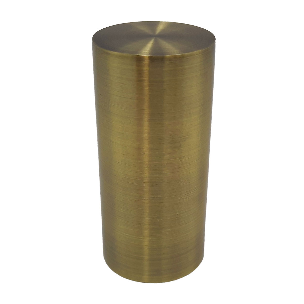 Διακοσμητικά Άκρα Κουρτινόξυλου (Σετ 2τμχ) Grace Cylinder Bronze 58102