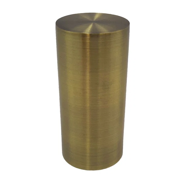 Διακοσμητικά Άκρα Κουρτινόξυλου (Σετ 2τμχ) Grace Cylinder Bronze 58102