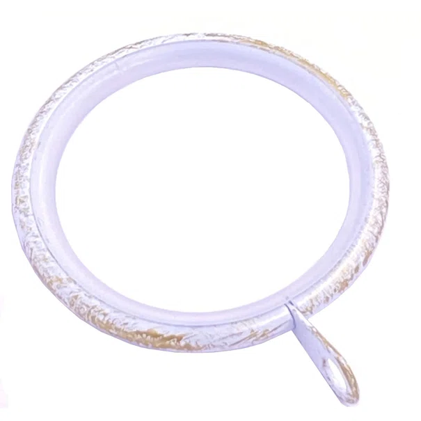 Κρίκοι Κουρτίνας 10τμχ (Φ28) Grace White-Gold 520283