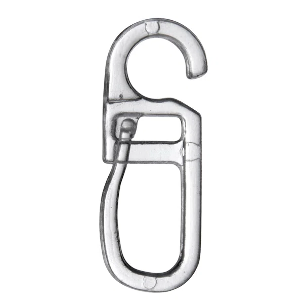 Γαντζάκια Κουρτίνας Για Κρίκους 10τμχ (Φ4) Grace Transparent 660354