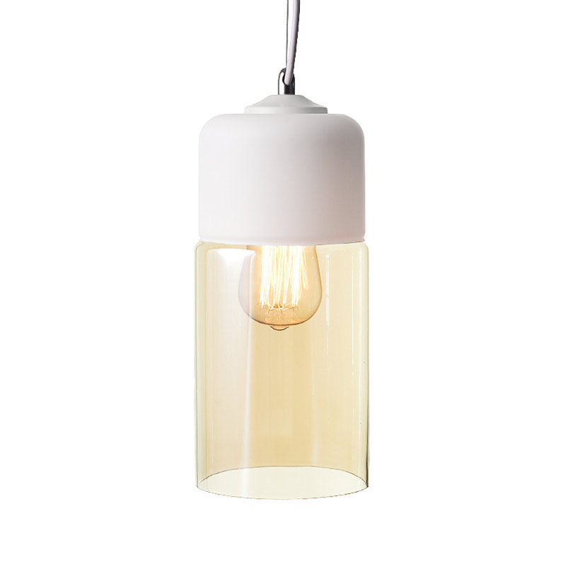 Φωτιστικό Οροφής Μονόφωτο Aca OYD10143C1WHAM White Matt/Amber
