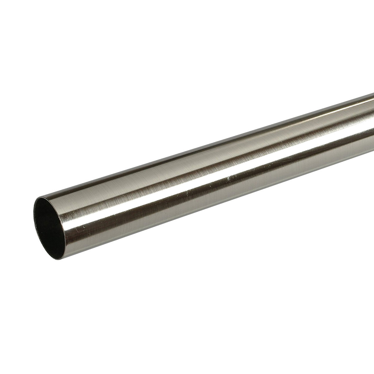 Κουρτινόξυλο Βέργα Φ19mm Μονό 240cm Grace Chrome Brushed 190245