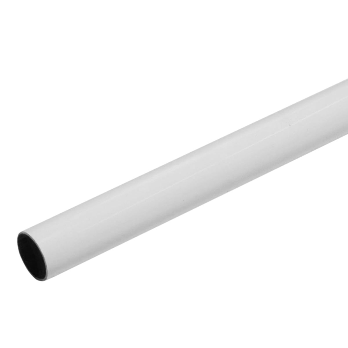 Κουρτινόξυλο Βέργα Φ19mm Μονό 200cm Grace White Mat 520197
