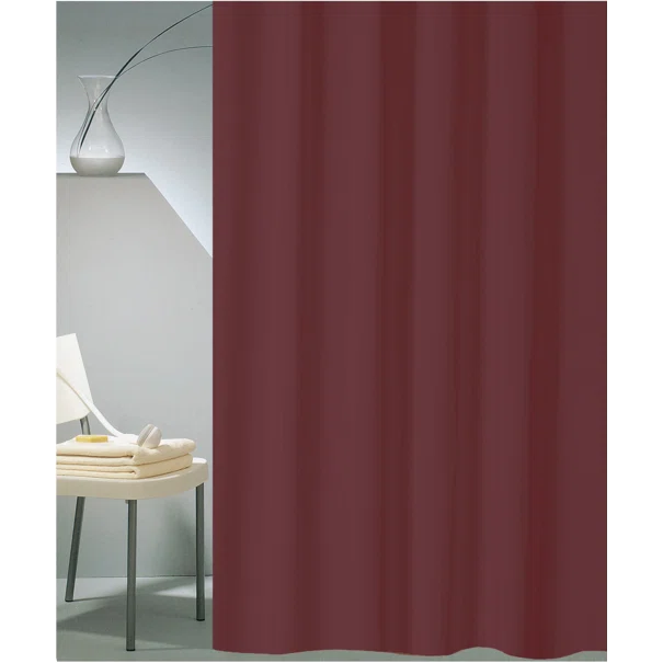 Κουρτίνα Μπάνιου (240x180) Με Κρίκους San Lorentzo Solid Brown