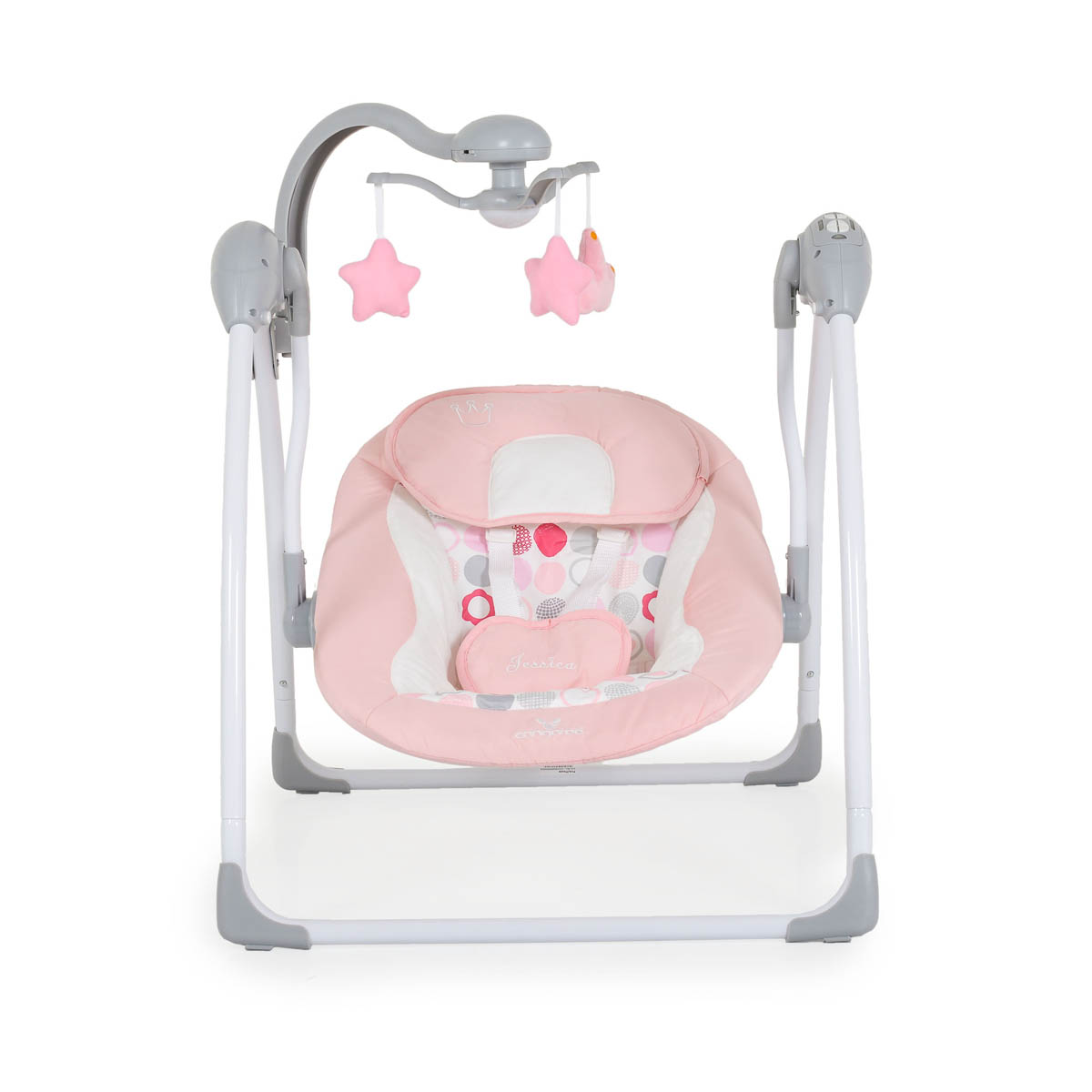 Ηλεκτρικό Ρηλάξ - Κούνια (0-6 Μηνών/Έως 9kg) Cangaroo Jessica Pink