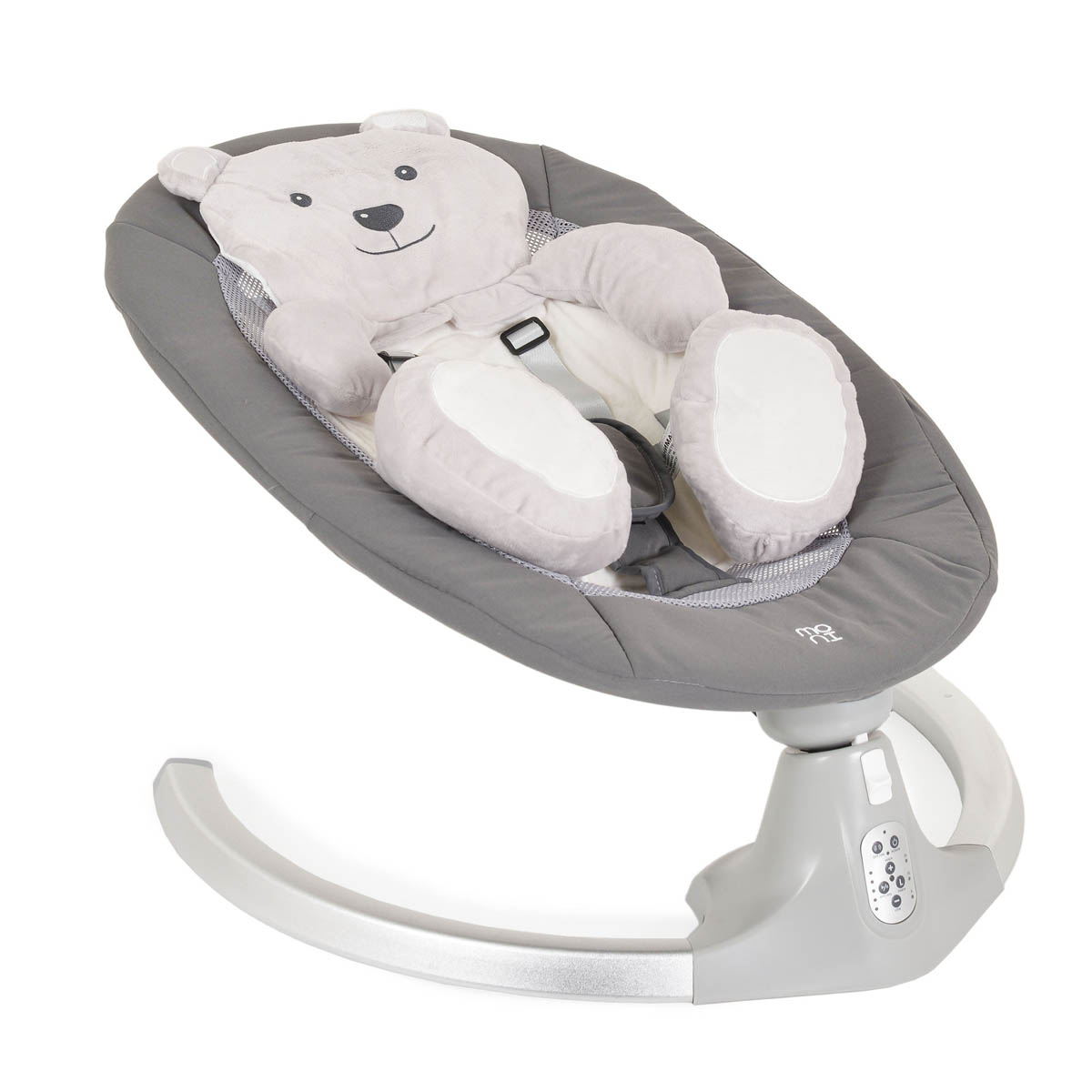 Ηλεκτρικό Ρηλάξ - Κούνια (0-6 Μηνών/Έως 9kg) Moni Ari Bear Grey