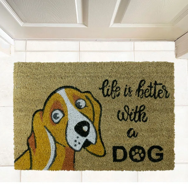 Πατάκι Εισόδου (40x60) San Lorentzo Life Better With Dog SL8623