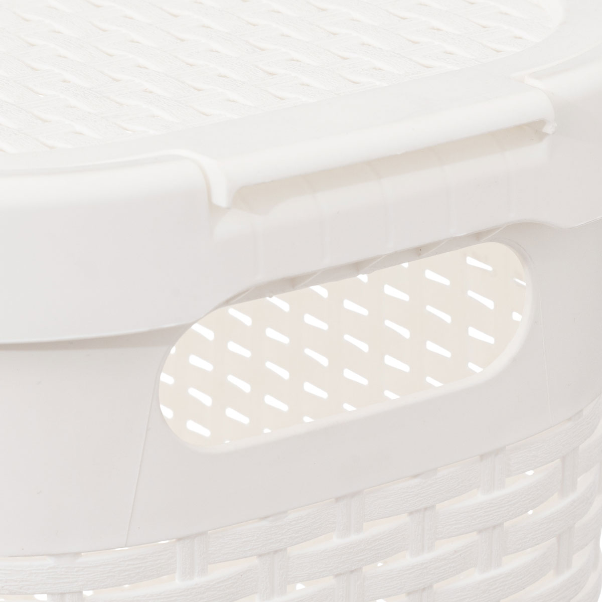 Καλάθι Απλύτων 40Lit (26 5X46 4X60 5) F-V Rattan Slim White 202409M Όσα Αγαπήσατε Περισσότερο Μόλις Ξαναήρθαν - Είναι Πάλι Εδώ τα Είδη Μπάνιου Που 