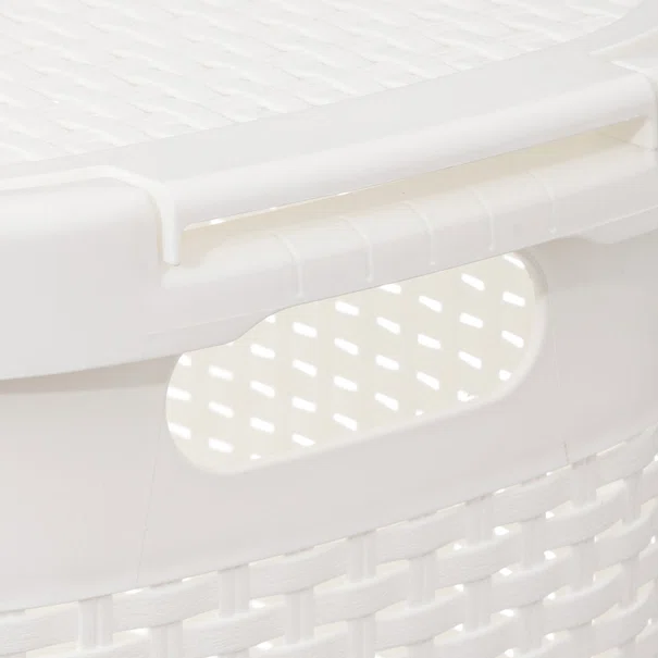 Καλάθι Απλύτων 60Lit (35.2x45x65.8) F-V Rattan White 202408M