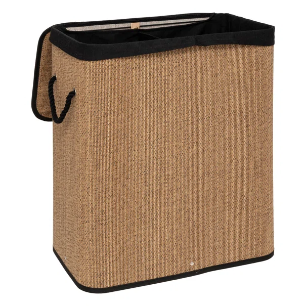 Καλάθι Απλύτων 100Lit (52x32x63) F-V Basket Bamboo 204976