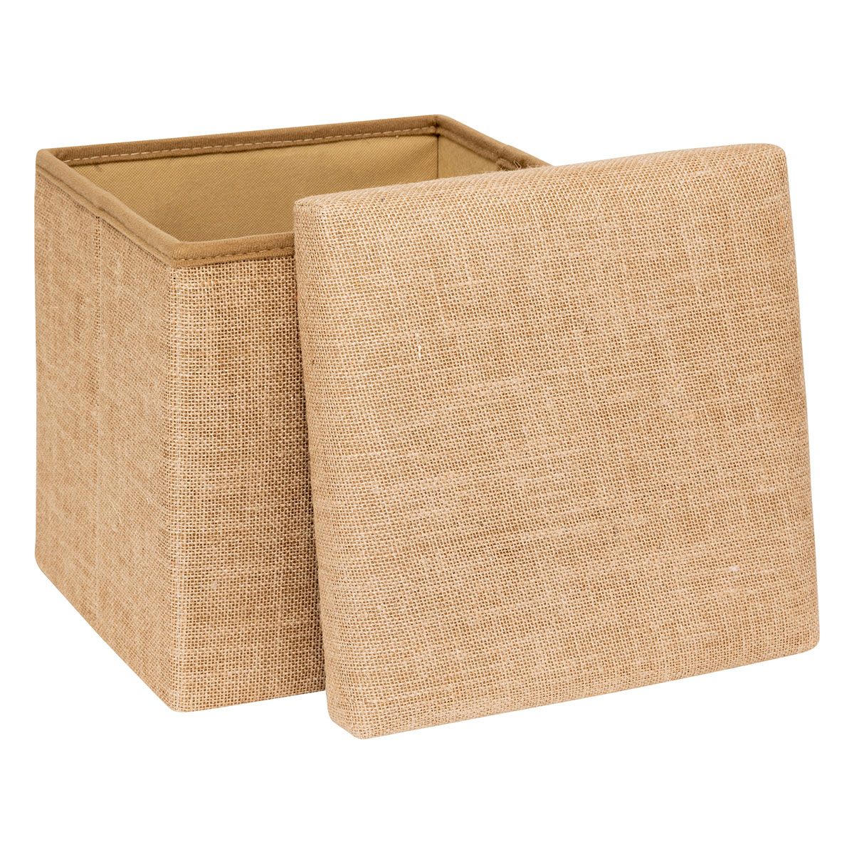 Σκαμπό Με Αποθηκευτικό Χώρο (31x31x31) F-V Folding Pouffe 205537