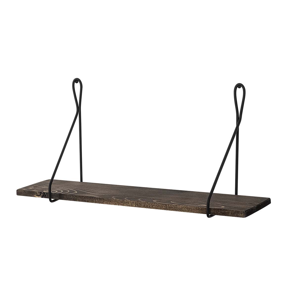 Ράφι Τοίχου (60X15X27) A-G Amaryllis 491Crt1124 Black Walnut Οργάνωση & Αποθήκευση Ράφια Spitishop