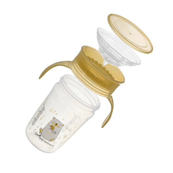 Ποτήρι Εκπαιδευτικό 240ml Akuku Yellow A0670