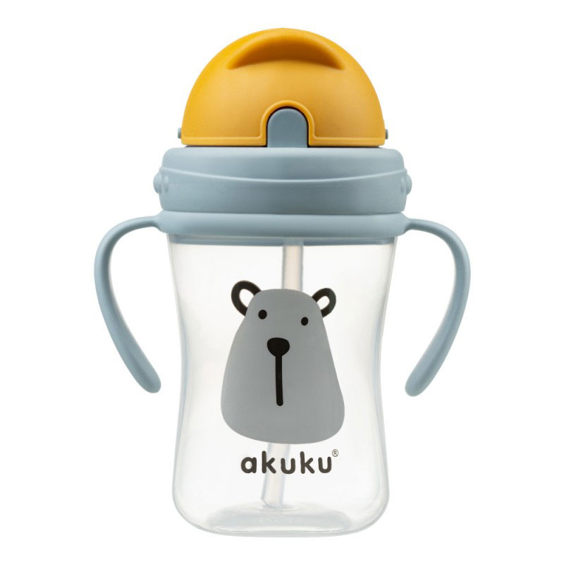 Παγούρι Με Καλαμάκι 300ml Akuku Bear