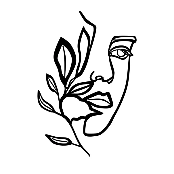 Διακοσμητικό Τοίχου (46x56) A-G Woman Face 575TNL1130