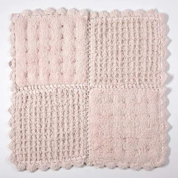Πατάκι Μπάνιου (75x75) Down Town Biscuit English Rose