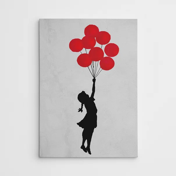 Πίνακας (50x70) A-G Flying Balloon Girl Banksy 966BRS1226