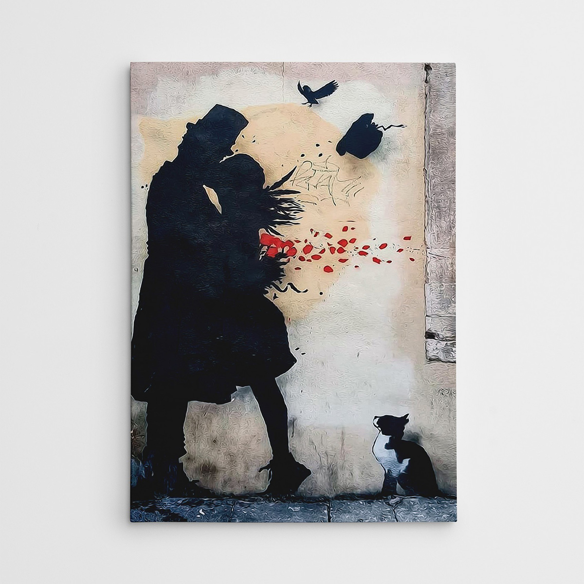 Πίνακας (50X70) A-G The Kiss Kenny Random 966Brs1107 Διακόσμηση Πίνακες & Κάδρα Τοίχου σε Καμβά Spitishop