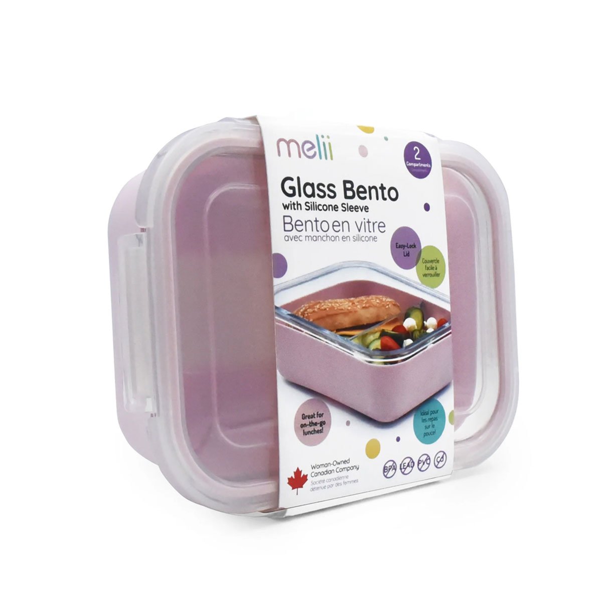 Φαγητοδοχείο 740Ml (20 8X7 11X15 7) Melii Pink Mel19260 Παιδικά Είδη Φαγητού & Αξεσουάρ Σερβιρίσματος Φαγητοδοχεία Spitishop