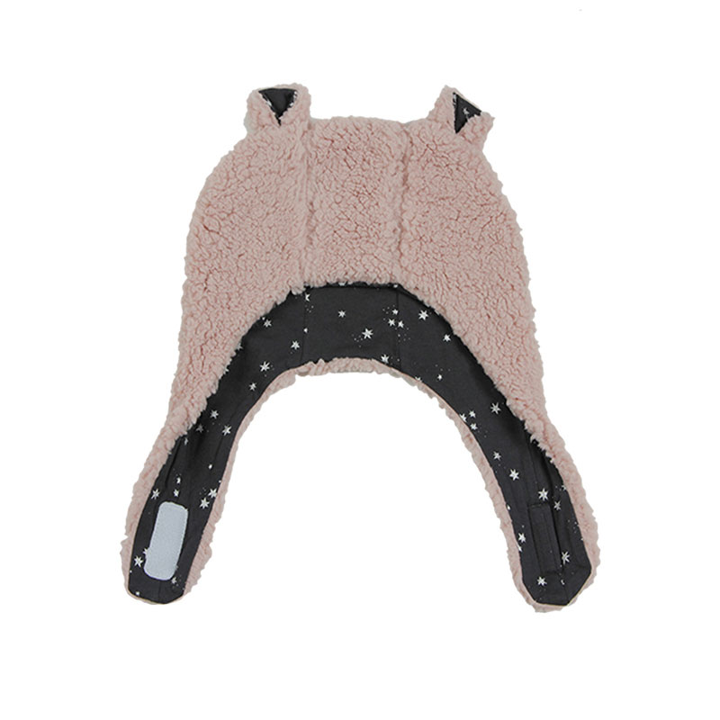 Παιδικό Σκουφάκι Minene Luxurious Bear Dark Pink