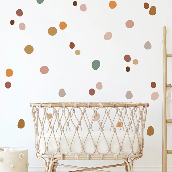 Παιδικά Αυτοκόλλητα Τοίχου Sipo Boho Dots SIP-WS63046