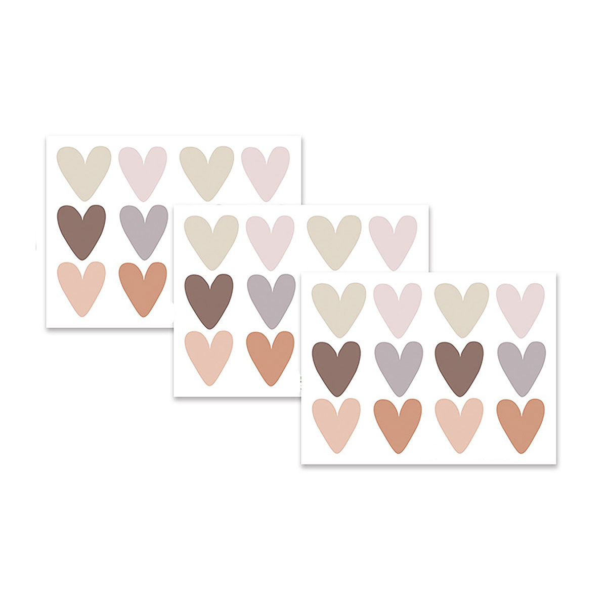 Παιδικά Αυτοκόλλητα Τοίχου Sipo Boho Hearts SIP-WS63041
