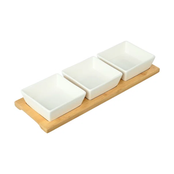 Ορντεβιέρα Σερβιρίσματος 3 Θέσεων (28x9.9x3.8) Estia Bamboo Essentials 01-20231