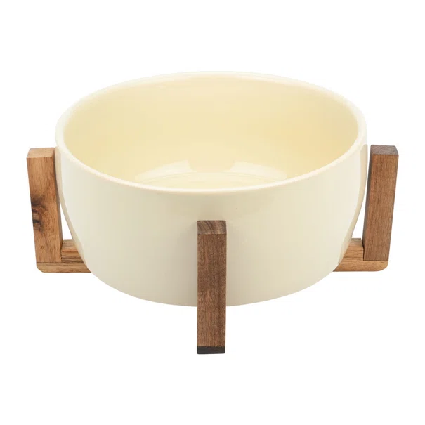 Σαλατιέρα Με Βάση (Φ28x12.5) Estia Allure Ivory 01-25014