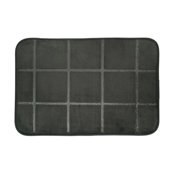 Πατάκι Μπάνιου (40x60) Estia Tiles Μαύρο 02-28527