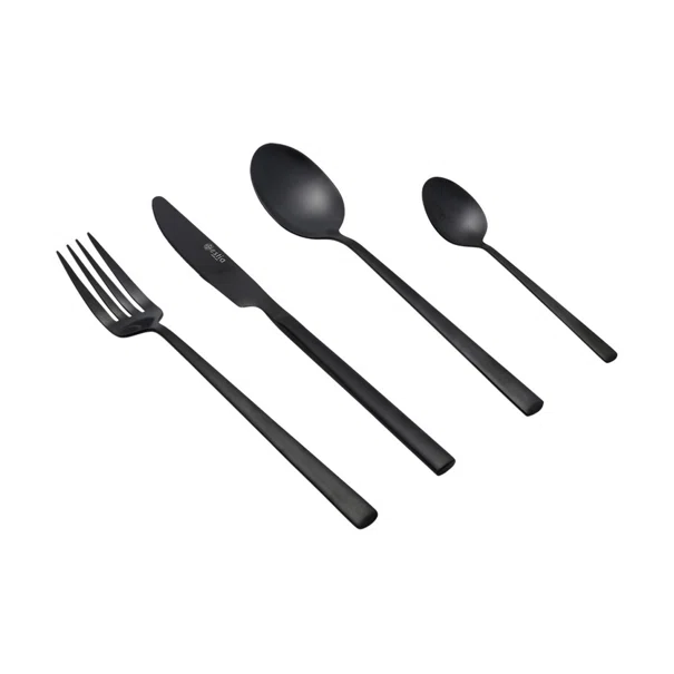 Μαχαιροπίρουνα (Σετ 24τμχ) Estia Prestige Black 01-29418