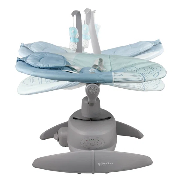 Ηλεκτρικό Ρηλάξ Με Μουσική (0-6 Μηνών/Έως 9kg) Bebe Stars Cozy Ocean 254-174