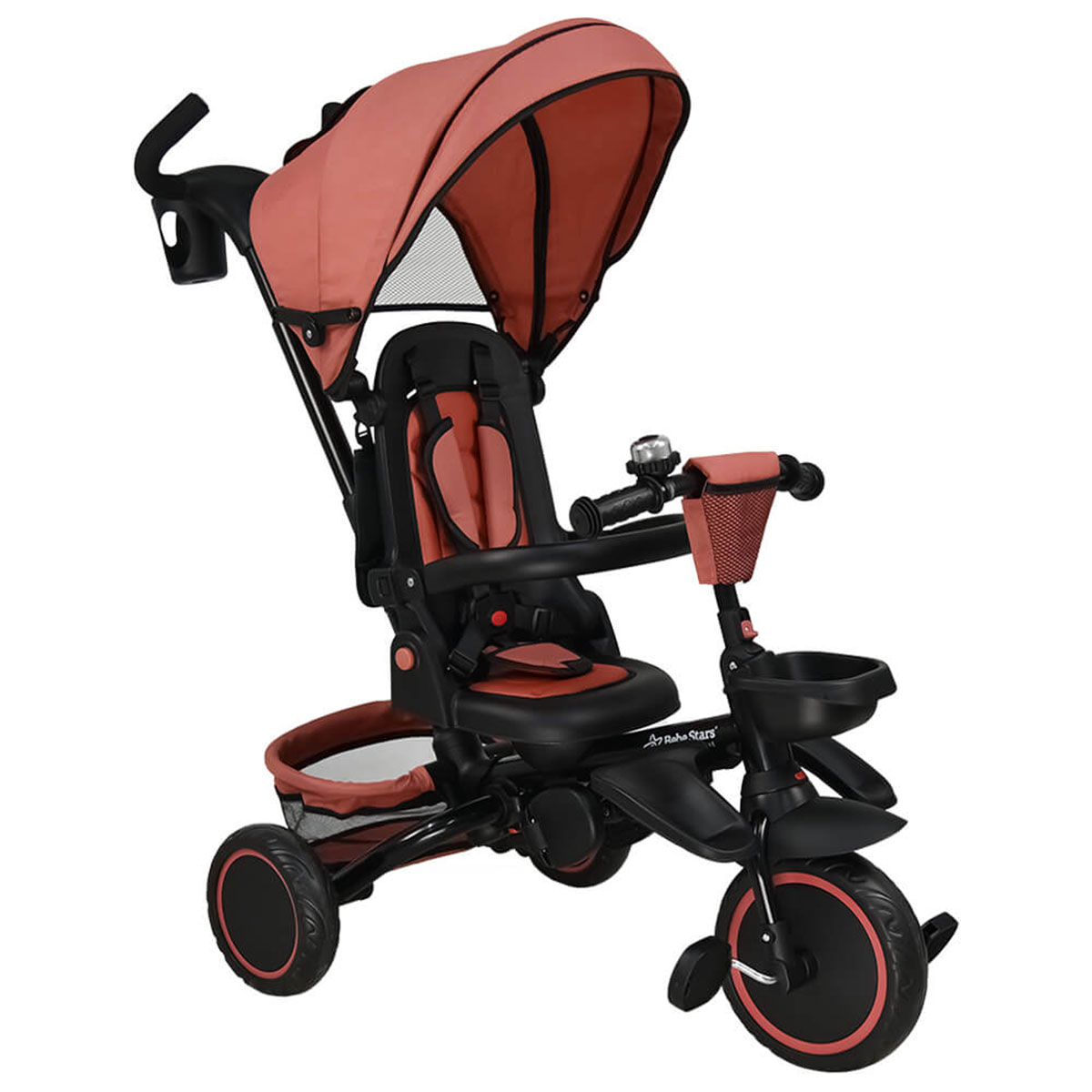Ποδήλατο Τρίκυκλο (12 Μηνών - 5 Ετών) Bebe Stars 360° Racer 3in1 Sunburnt 820-185